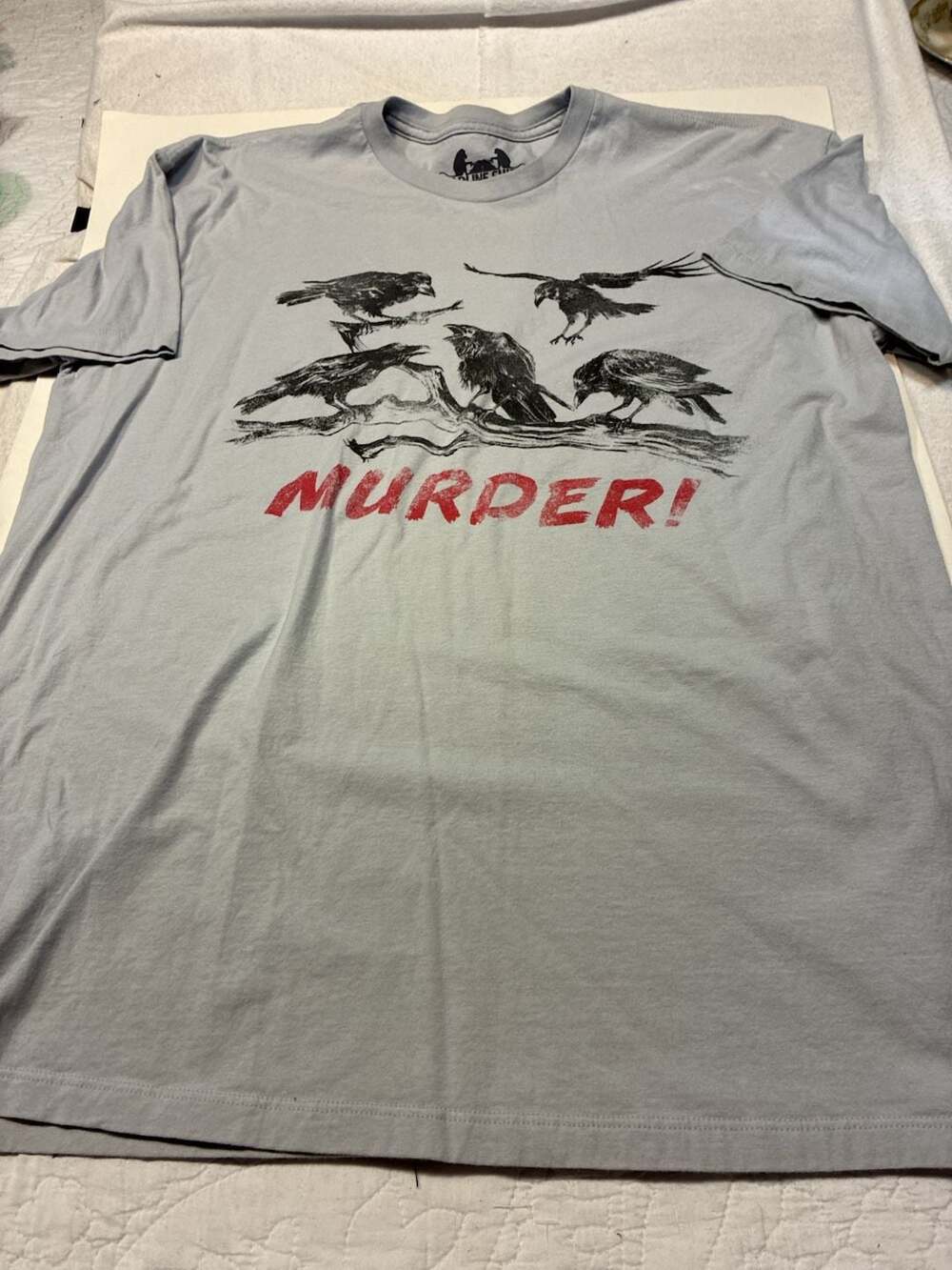 Headline Shirts Murder! Crow Graphic T-Shirt
